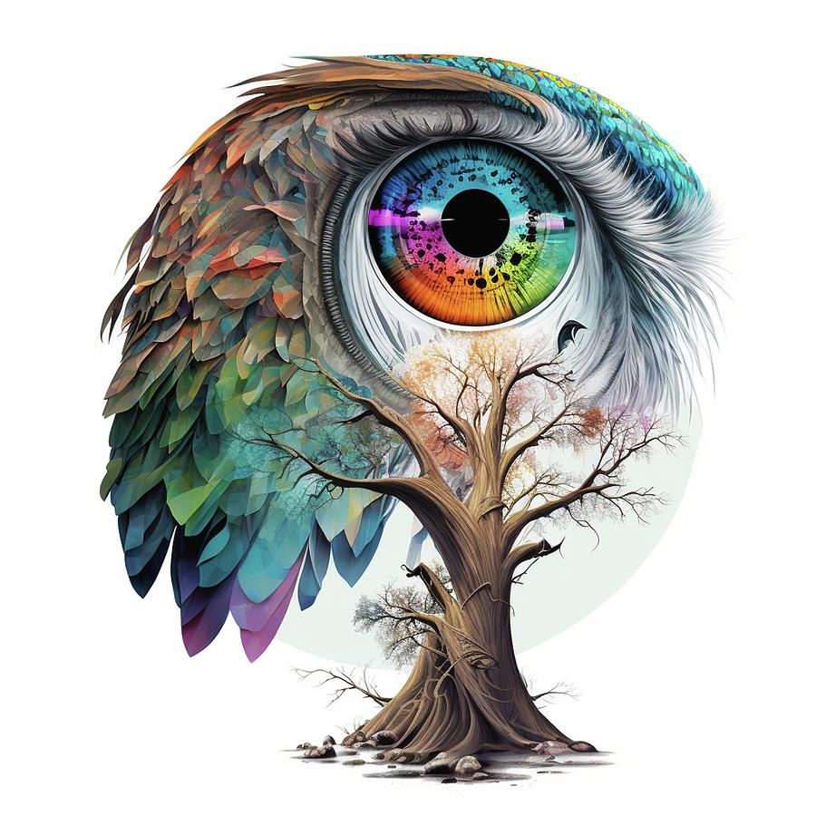 The Eye of Nature Digital Art by Free Artists Association - Fine Art ...