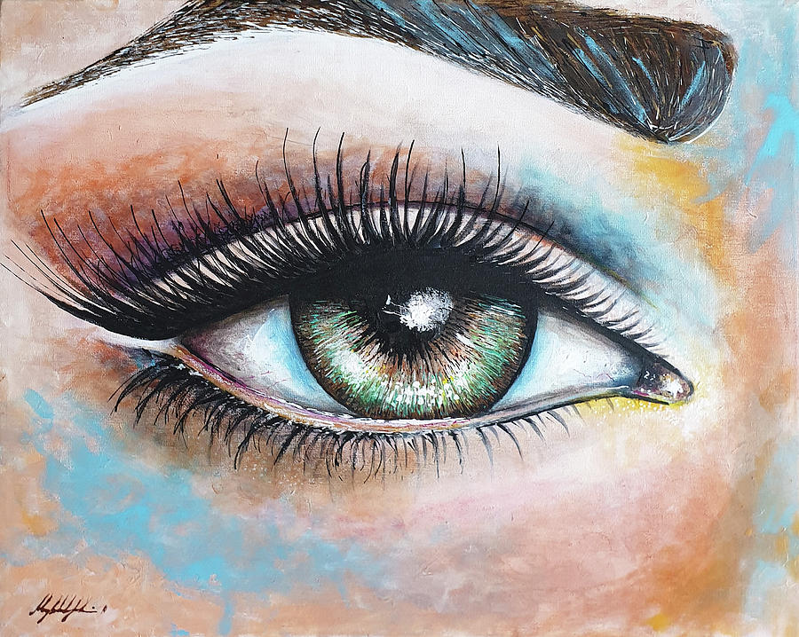 The Eye Painting by Themayart