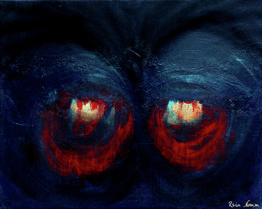 The Eyes of Terror Painting by Rein Nomm