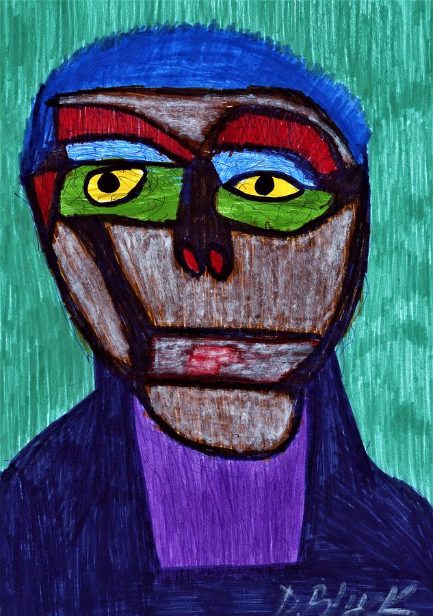 The Face of Destituton Drawing by Darrell Black