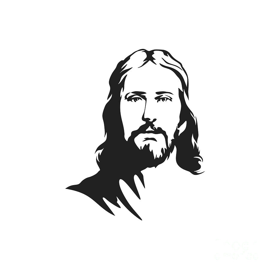 The face of Jesus Christ Digital Art by Bryson Beckham - Fine Art America