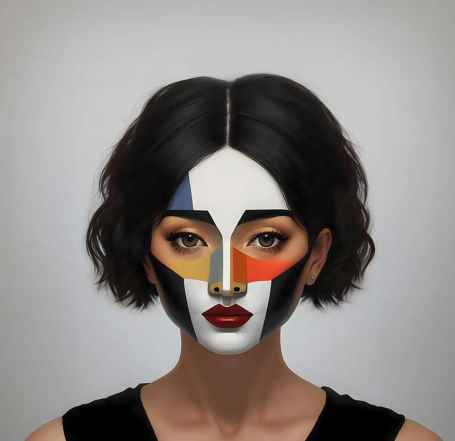 Abstract Digital Art - The Face Pack by Steve Taylor