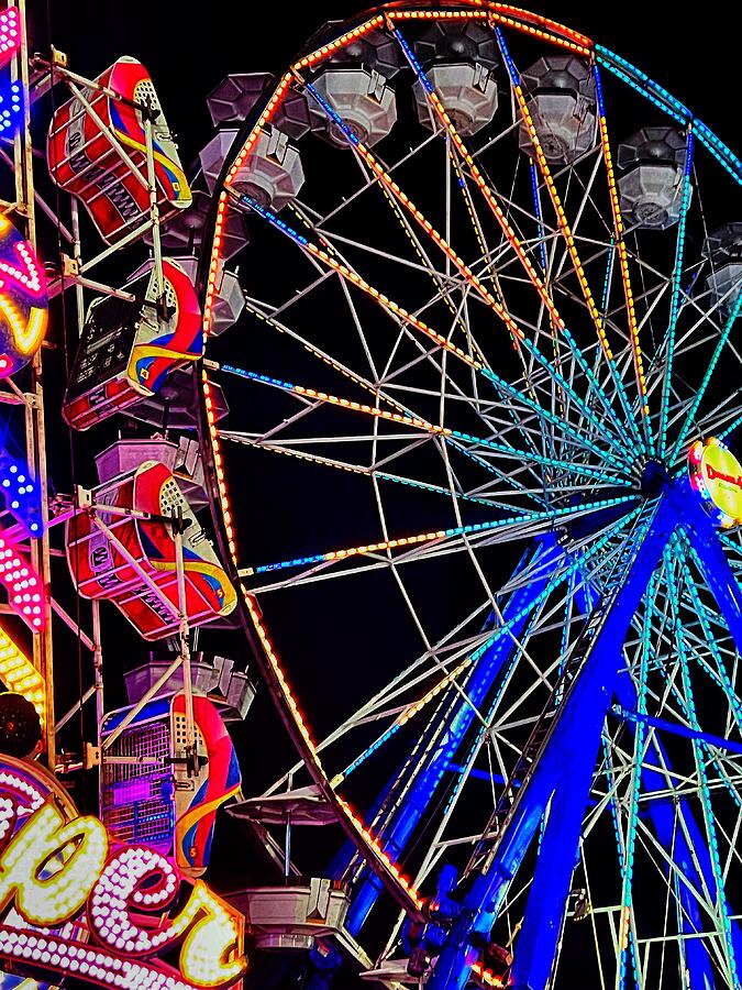 The fair rides Photograph by Stephen Dorton The fair rides Photograph by Stephen Dorton