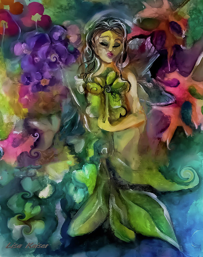 The Fairies That Live Among Us Painting by Lisa Kaiser