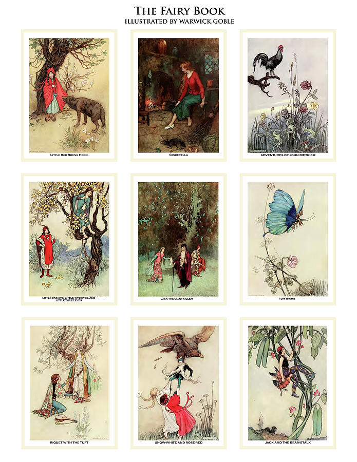 The Fairy Book Miniatures Digital Art by Lorena Cassady