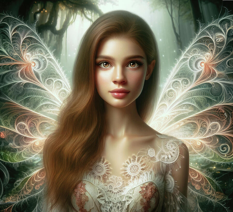 The Fairys Secret Digital Art by Bill And Linda Tiepelman