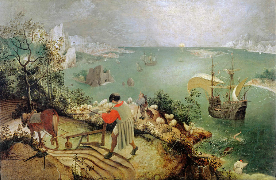 story of icarus bruegel