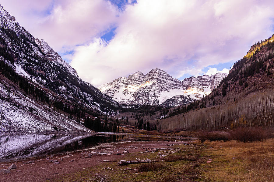 The Fall of Maroon Bells Photograph by Courtney Eggers