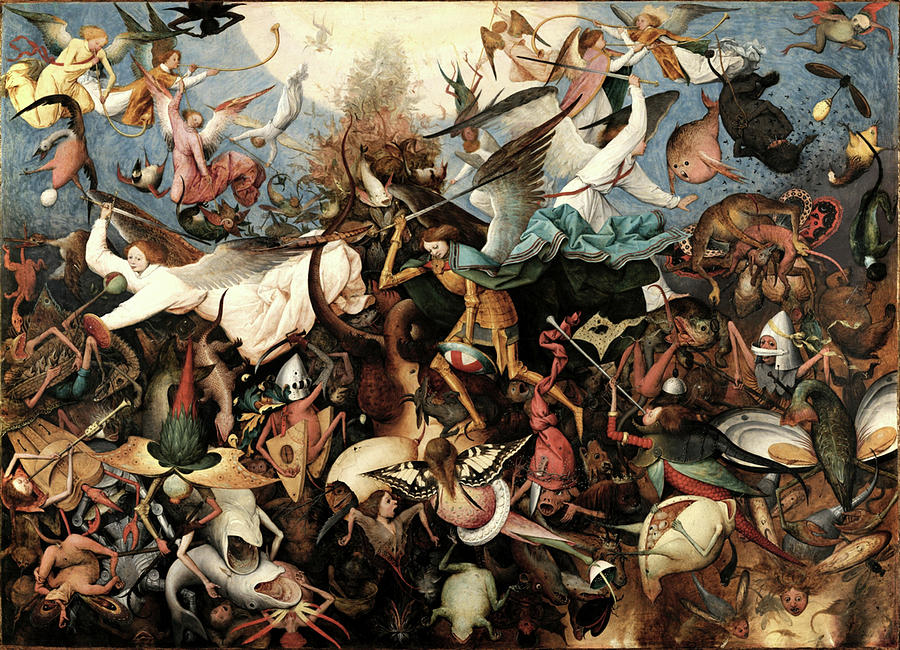 The Fall of the Rebel Angels Digital Art by Long Shot