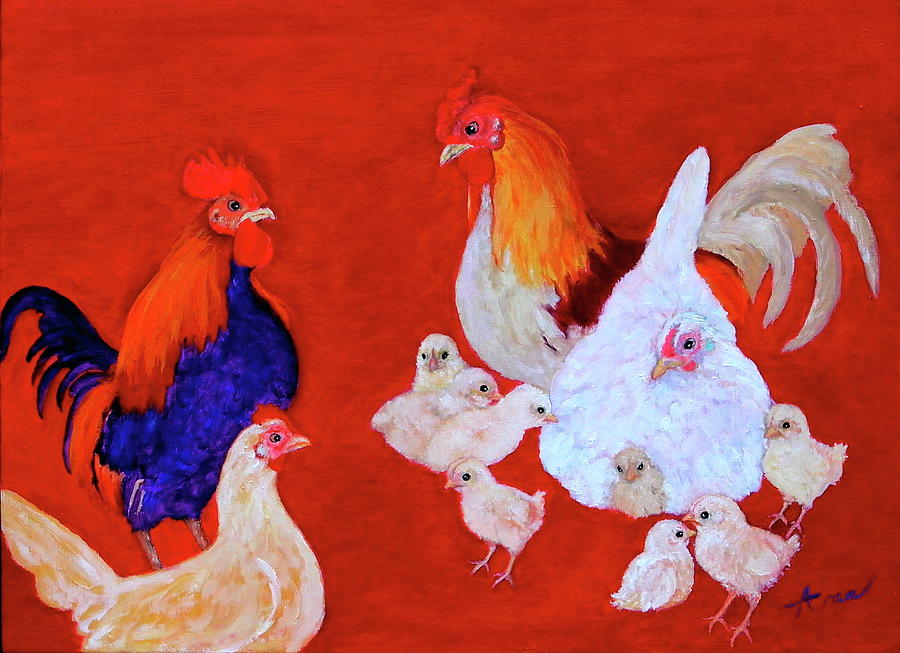 The Family Painting by Ann Breeden - Pixels