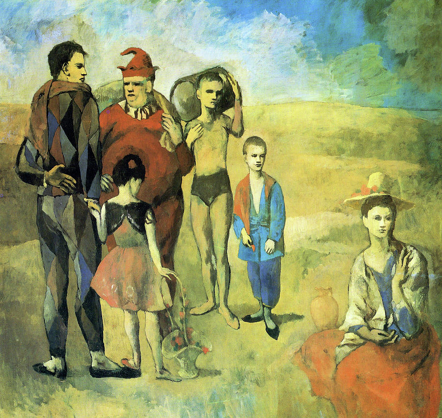 Picasso Painting - The Family of Acrobats by Jon Baran