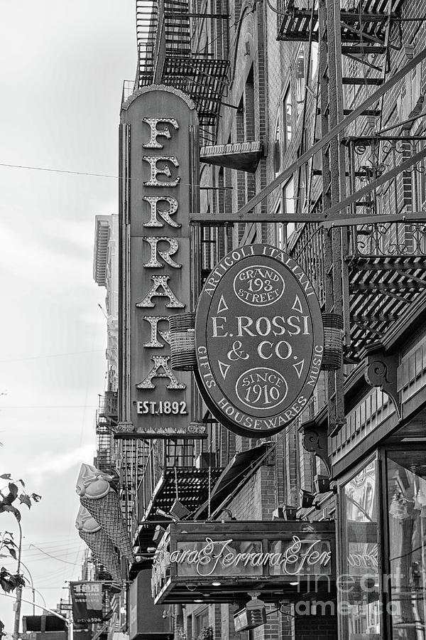 The famous Ferrara Bakery and Cafe in Little Italy, New York Cit Photograph by Patricia Hofmeester