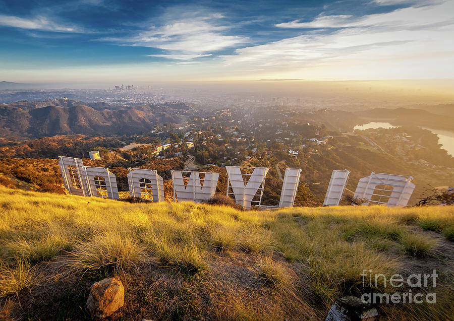 The famous Hollywood sign Photograph by Micah May