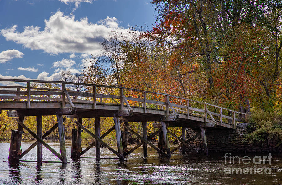 The Famous North Bridge in Autumn Photograph by Diane Diederich
