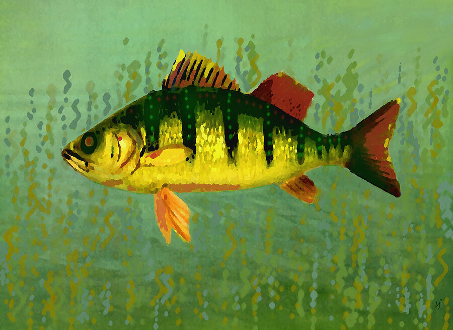 The Fanciful Limon Barb Digital Art by Shelli Fitzpatrick