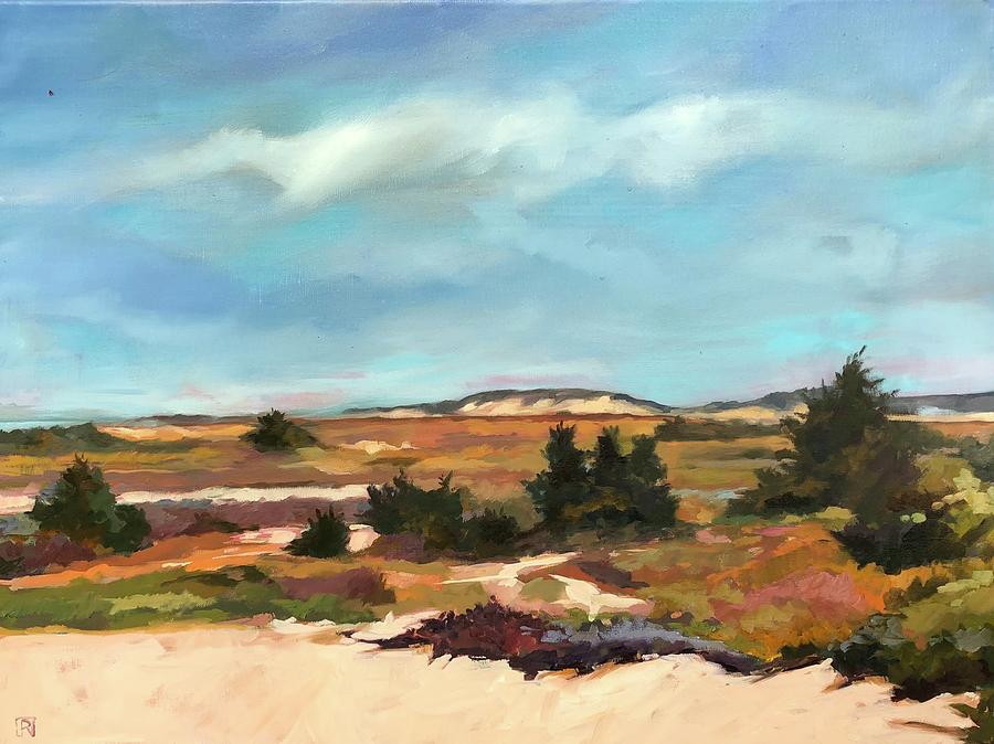 The Faraway Dune Painting by Rebecca Jacob
