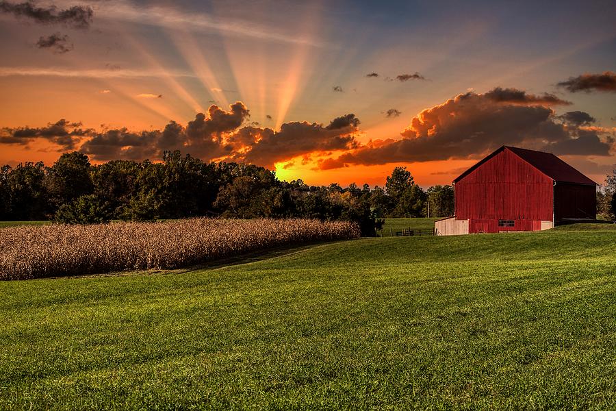 The Farm At First Light Photograph by Mountain Dreams - Fine Art America