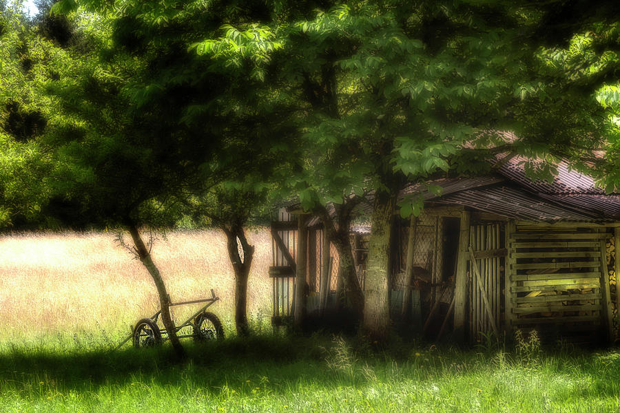 The farmer's shed Photograph by Wolfgang Stocker - Fine Art America