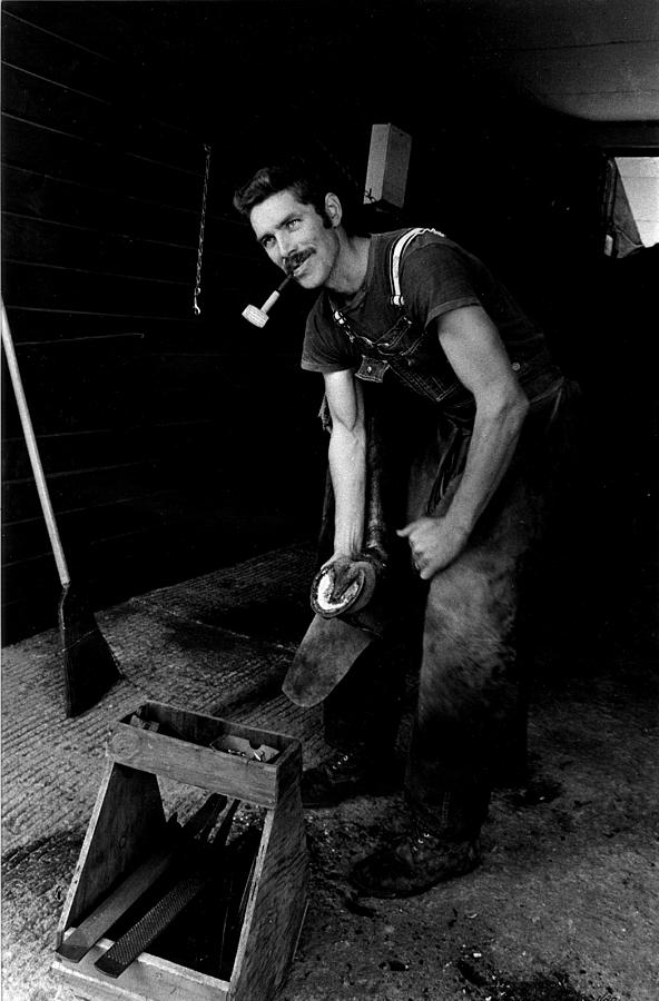 The Farrier Photograph by Wayne King