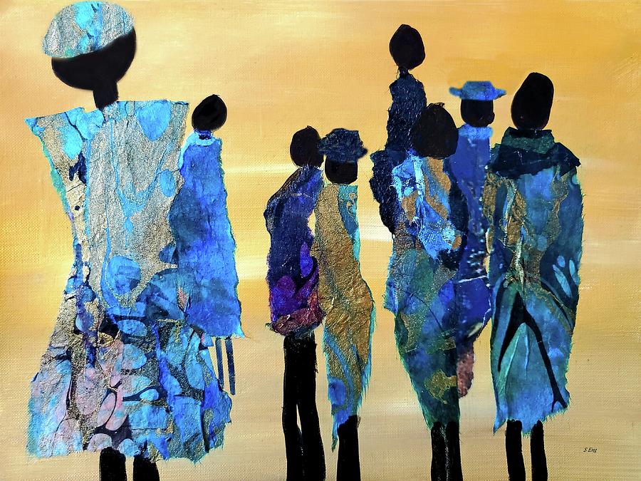 The Fashionistas Mixed Media by Sharon Williams Eng