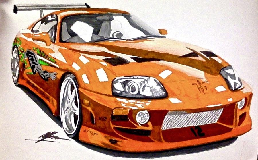 Fast And Furious Toyota Supra Drawings My Xxx Hot Girl