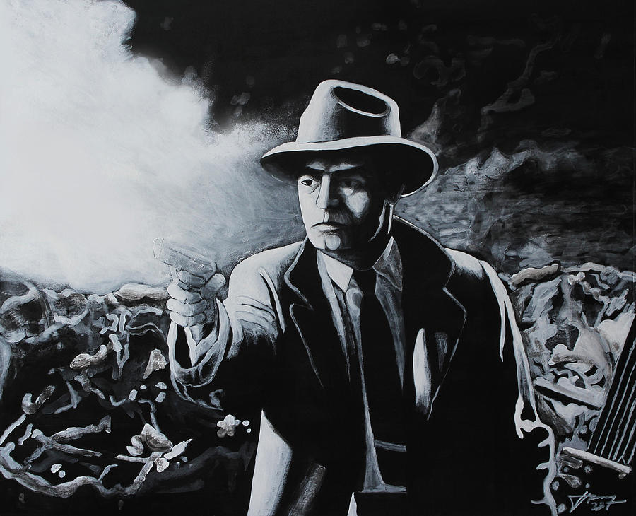 Hollywood Painting - The Fatal Shot by Dan Haraga