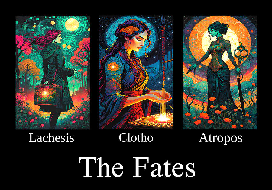 The Fates - The Moirai AI Art Digital Art by Designs By Nimros - Fine ...