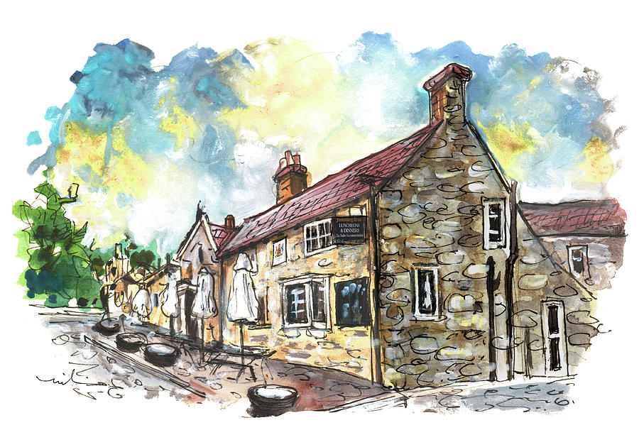 The Fauconberg Arms In Coxwold Painting by Miki De Goodaboom