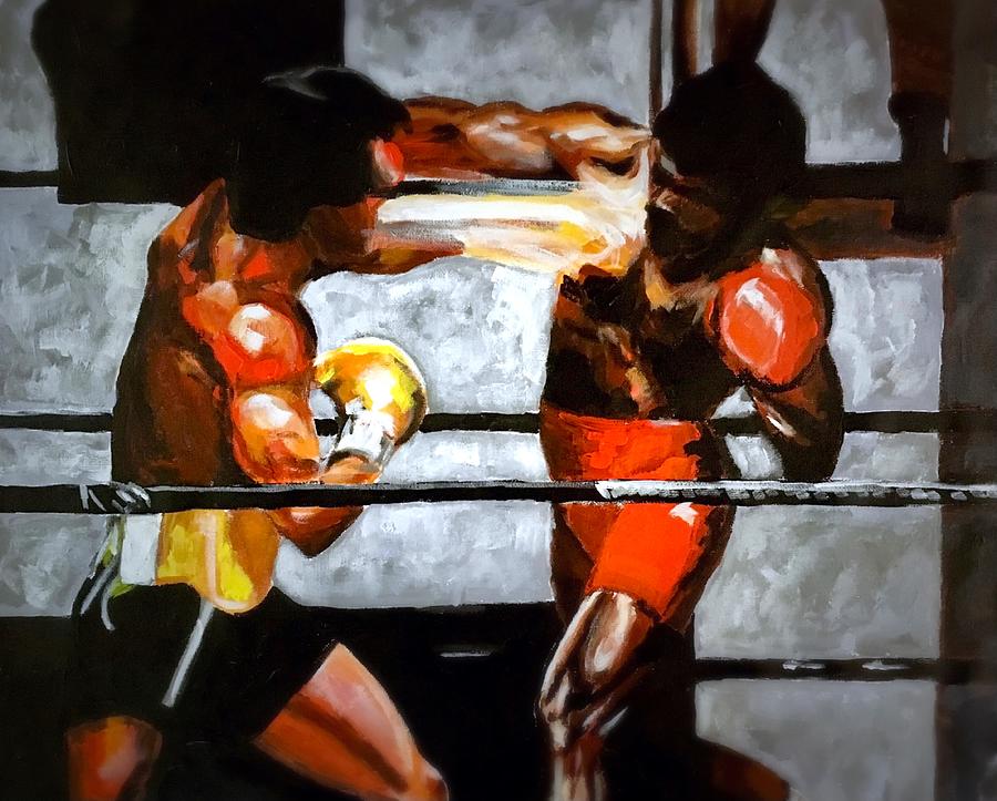 Rocky Painting - The Favor by Joel Tesch