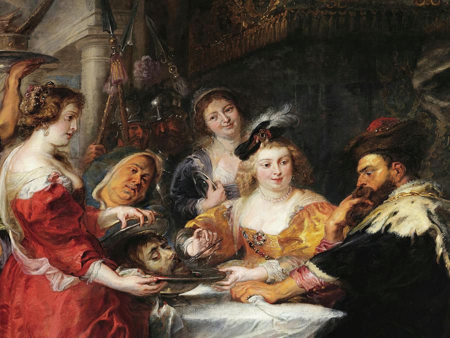 The Feast of Herod, 1635 Painting by Peter Paul Rubens - Pixels