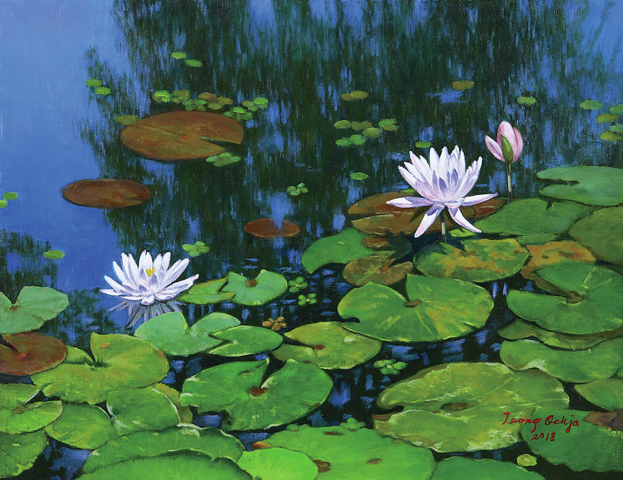 The Feast Of Lotus 6 Painting by Olivia Okja Jeong - Fine Art America