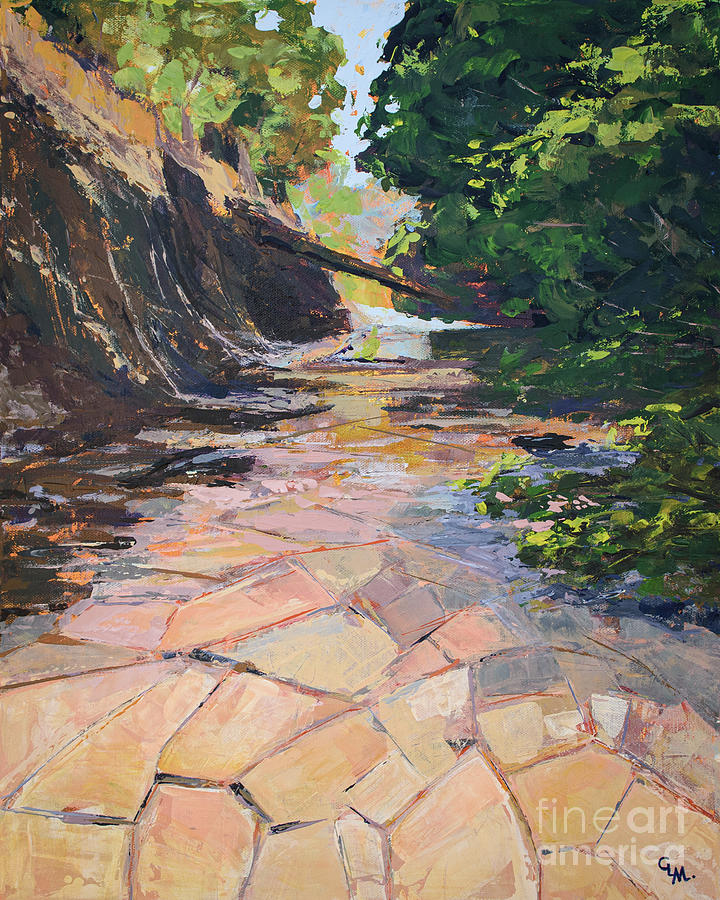 The Feeder Creek Painting by Cheryl McClure