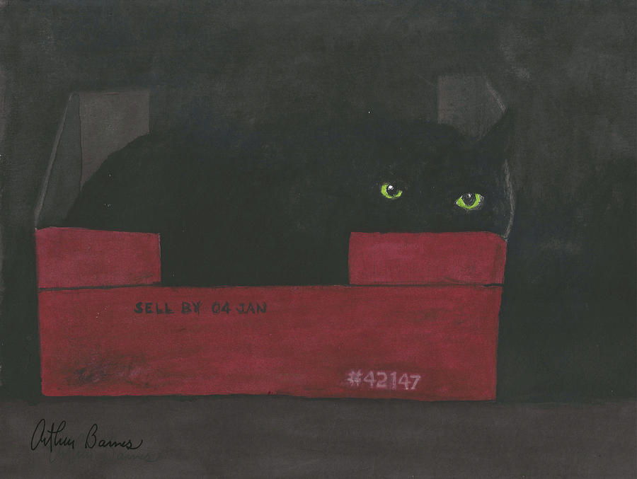 The Feral Cat Painting by Arthur Barnes