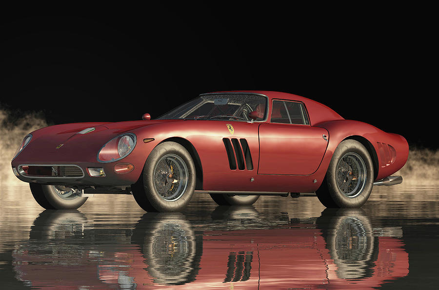 the Ferrari 250 GTO From 1964 Is the Most Precious Sports Car Digital Art by Jan Keteleer