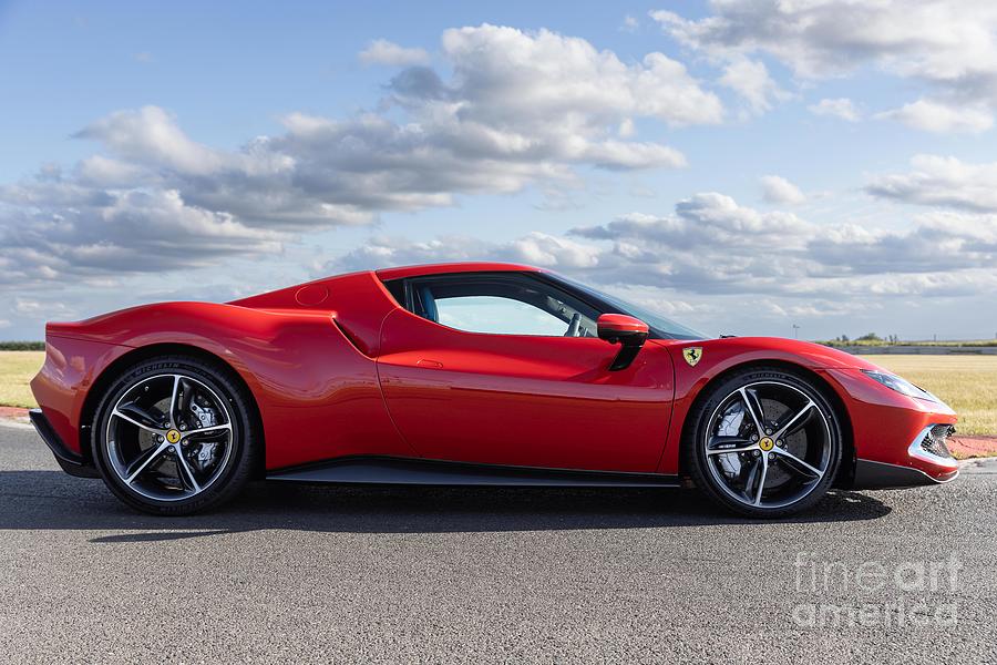 The Ferrari 296 GTB Red Color Photograph by Tokyo Clinder - Fine Art ...