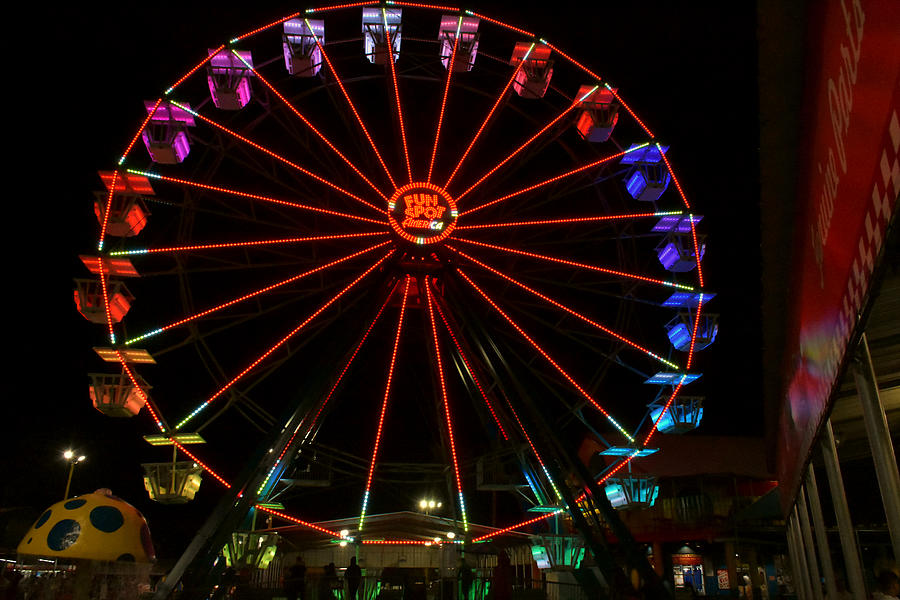 The Ferris Wheel Photograph by Christopher Mercer