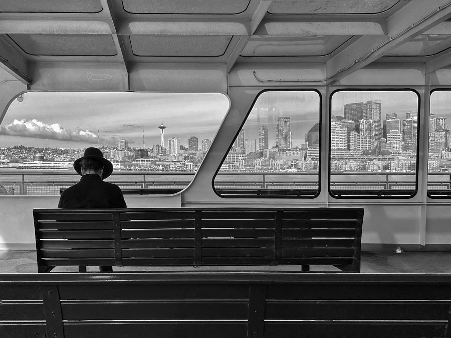 The Ferry Commuter  Photograph by Jerry Abbott