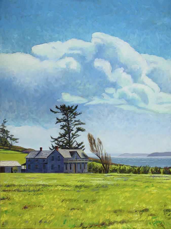 The Ferry House Painting by Stacey Neumiller
