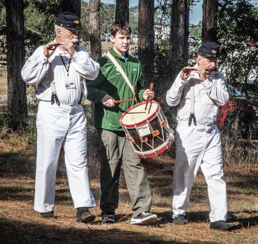 The Fife and Drum Corps Photograph by Jane Luxton