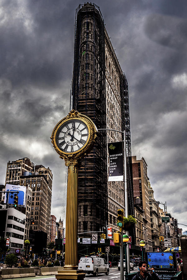 The Fifth Avenue Building Clock Photograph by James L Bartlett