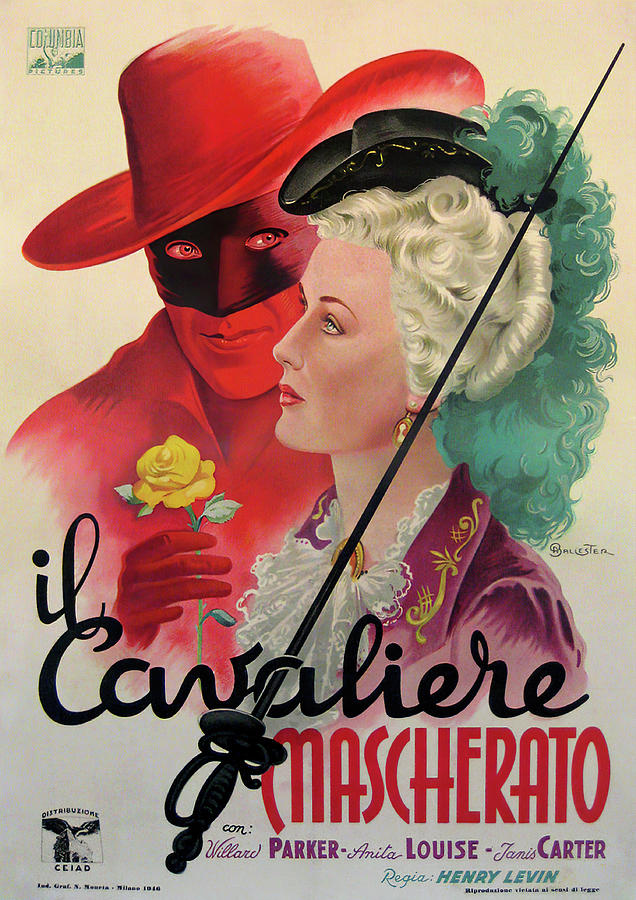 The Fighting Guardsman, 1946 - art by Anselmo Ballester Mixed Media by Movie World Posters