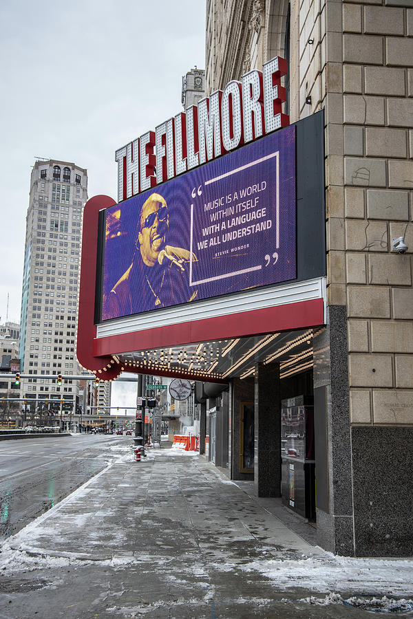The Fillmore in Detroit Stevie Wonder  Photograph by John McGraw