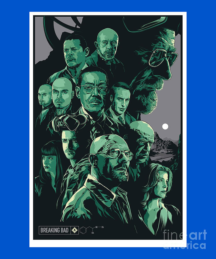 The Final Breaking Bad Art Digital Art by Rocking The Things - Fine Art ...