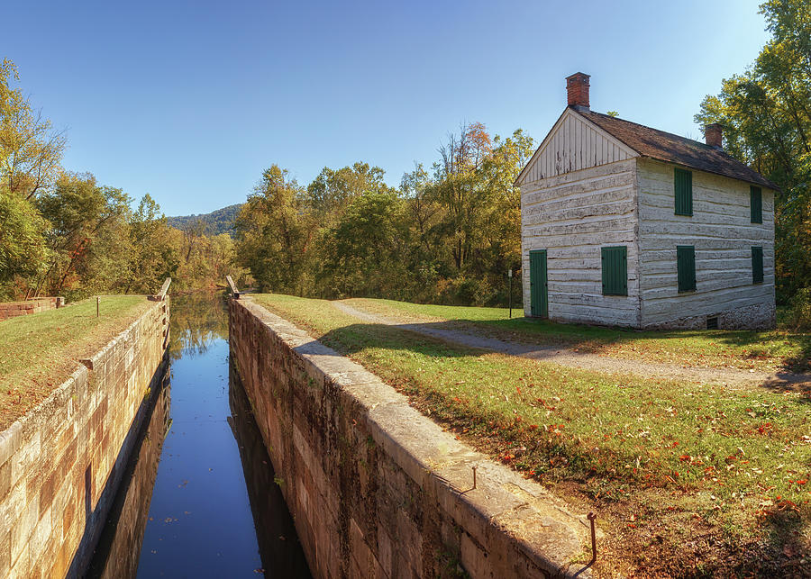 The Final Lock - Lock 75 - C and O Canal Photograph by Susan Rissi Tregoning