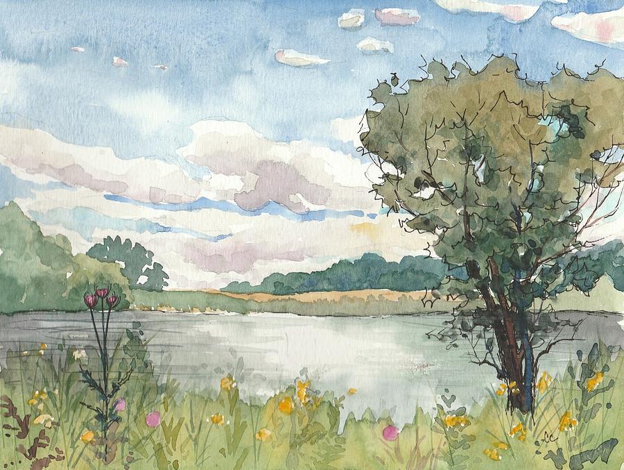 The Finest Summer Day Painting by Christine Camp