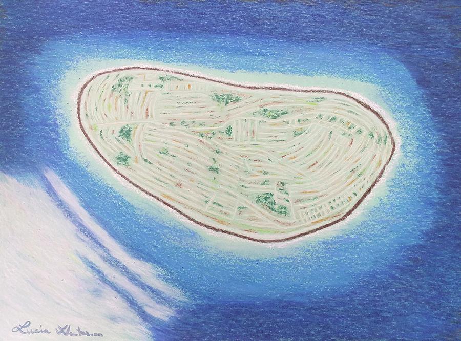 The fingerprint island Painting by Lucia Waterson - Pixels