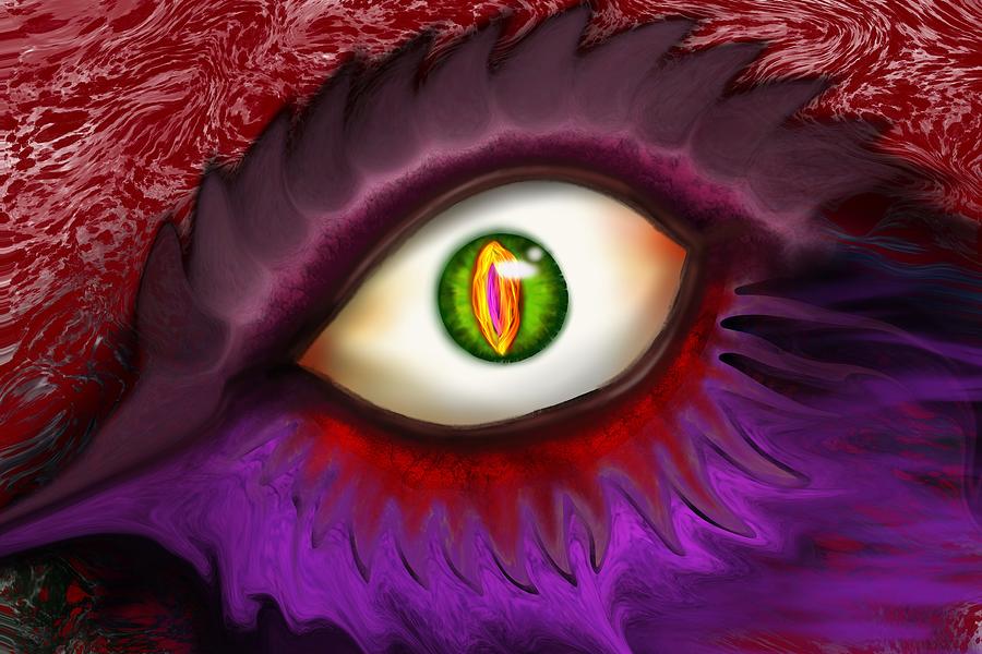The Fire Dragons Eye Painting