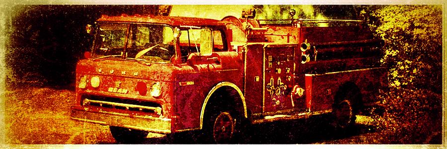 The Fire Engine that Could Photograph by Forrest Fortier