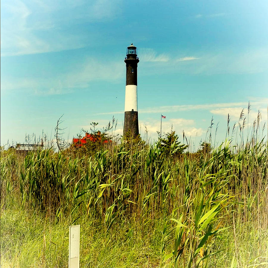 The Fire Island Lighthouse in the Fall Photograph by Stacie Siemsen