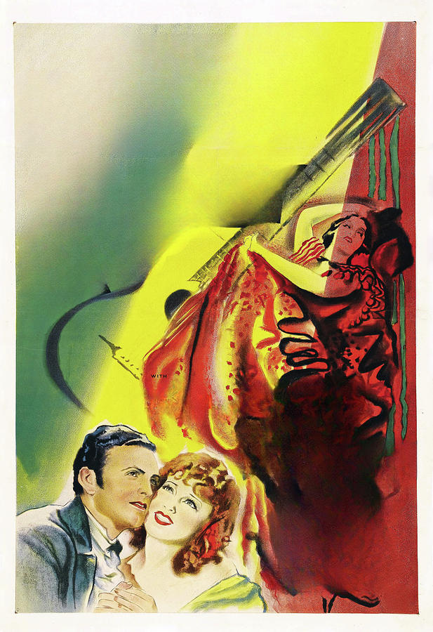 Vintage Painting - The Firefly, 1937, movie poster painting by Movie World Posters